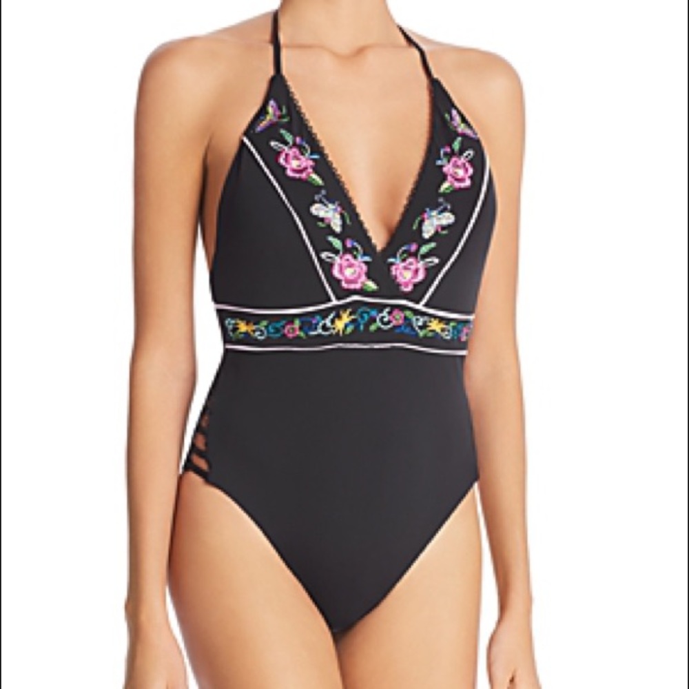 Nanette Lapore Femme Noir One Piece Swimsuit